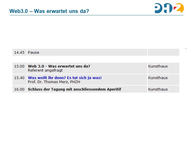 Web3.0 - Was erwartet uns da?
