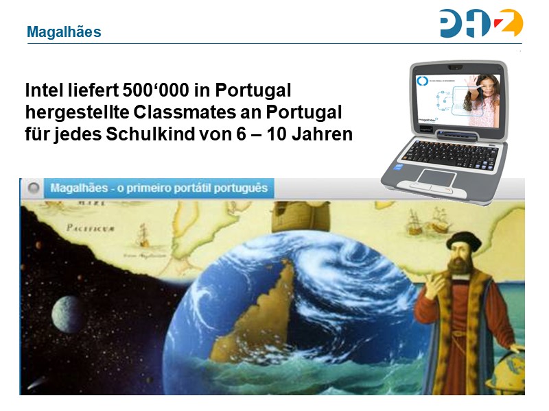 Magalhães: Ein Classmate für alle 6-10-Jährigen in Portugal