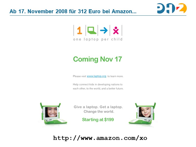 G1G1 ab 17. November auch für Europa und die Schweiz