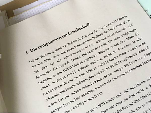 Die computerisisierte Gesellschaft