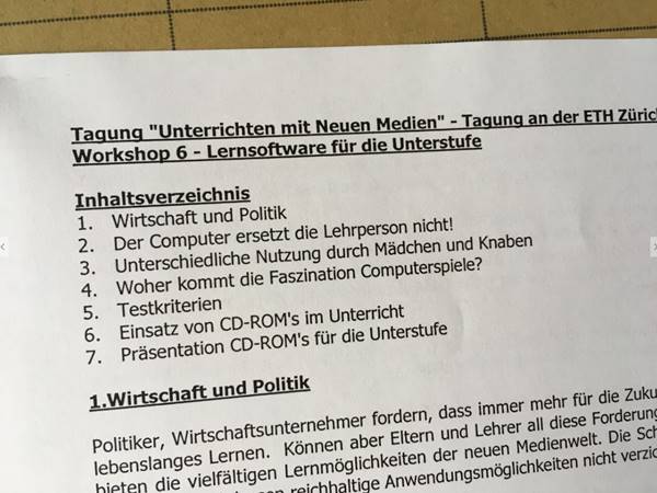 Lernsoftware für die Unterstufe