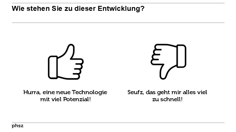 Wie stehen Sie zu dieser Entwicklung?