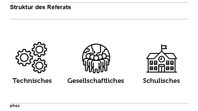 Struktur des Referats