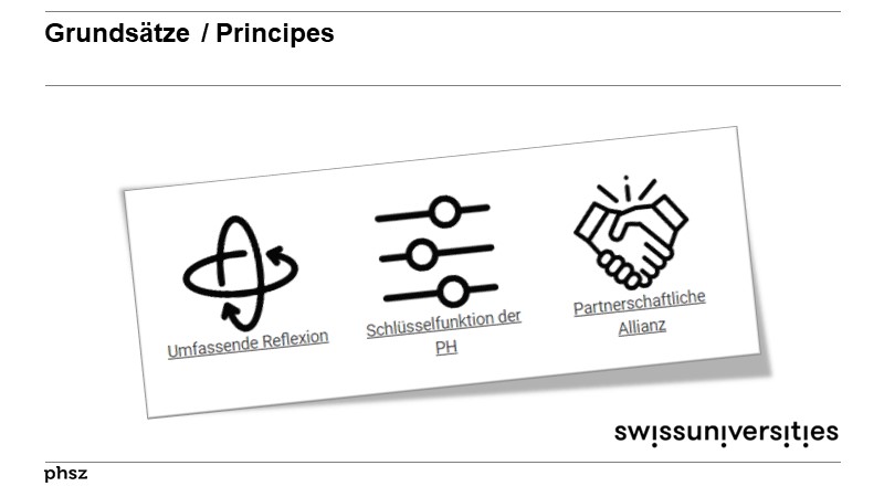 Grundsätze / Idées directrices