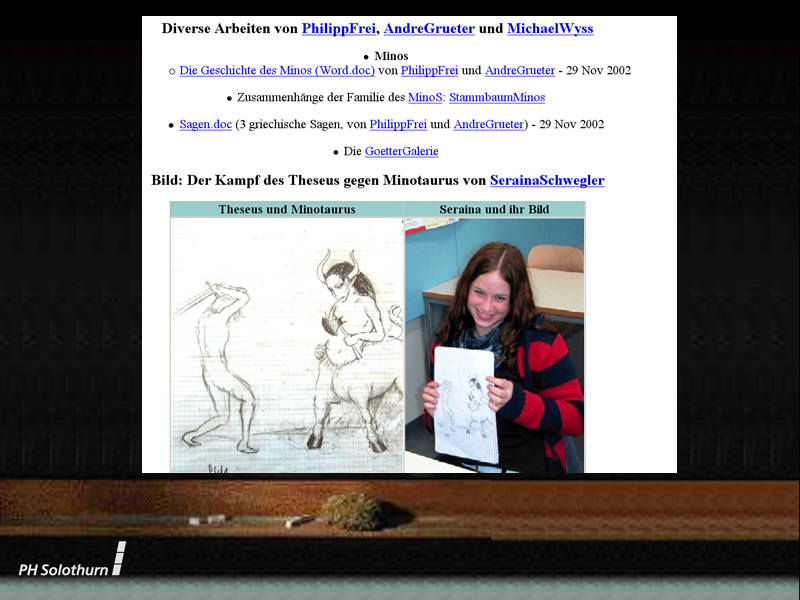 Bsp. Griechische Mythologie II