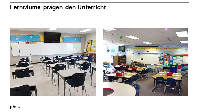 Lernräume prägen den Unterricht