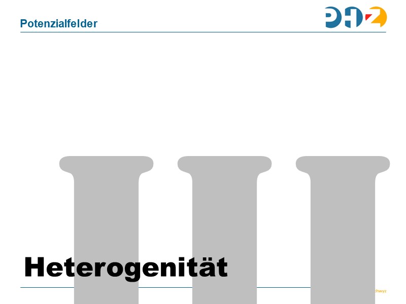 III. Heterogenität